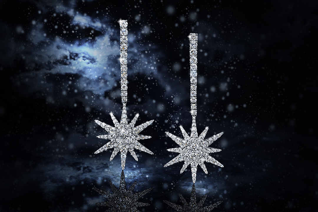 Snowy Ad, Jewelry Ad, Jewelry Graphic Design, Beautiful Jewelry ad