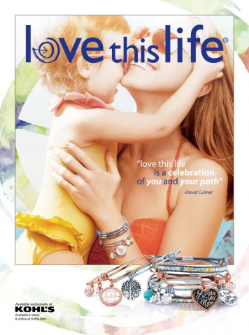 magazine ad, bright, family, bangles, instyle, love this life, creative jewelry ad, jewelry ad